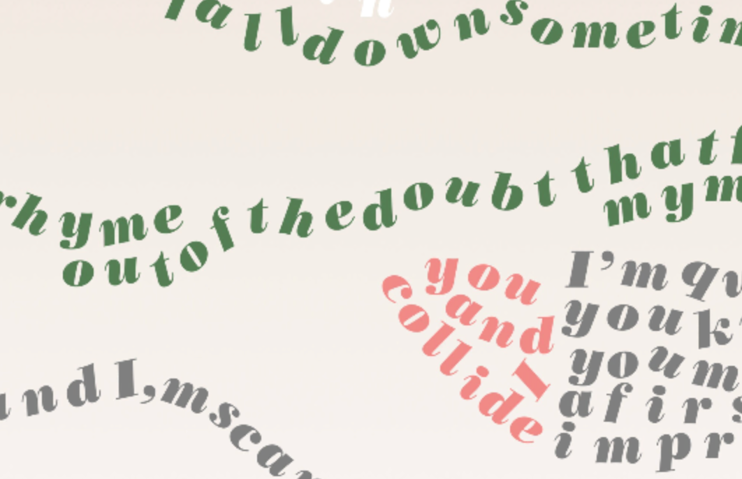 Collide 'Mountain Lyrics' Poster